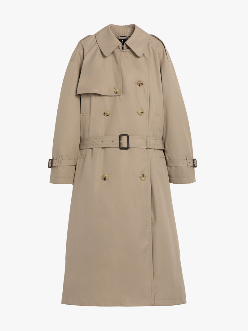 JAMIE SAND GABARDINE COTTON TRENCH COAT 1