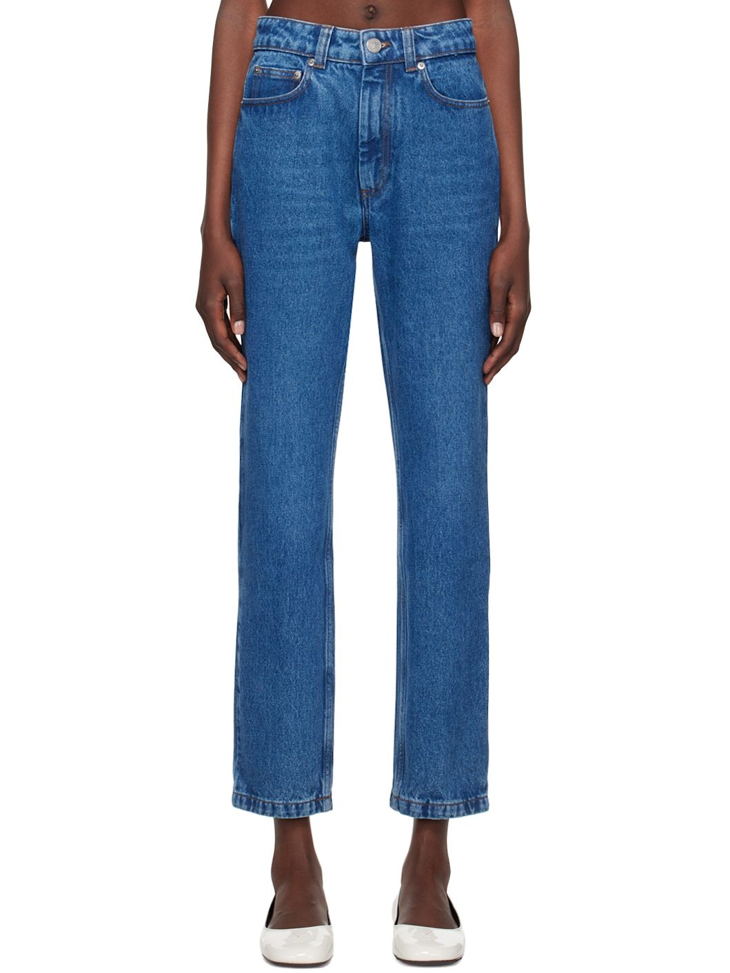 Blue Classic Fit Jeans - 1