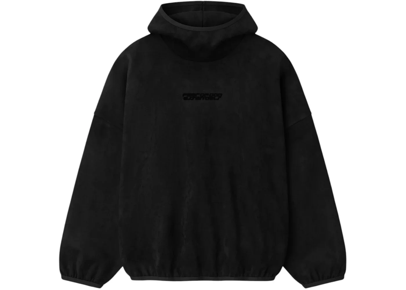 Fear of God Essentials Suede Fleece Modern Hoodie Vintage Black - 1