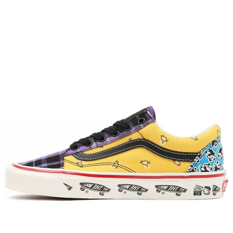 Vans Unisex Anaheim Factory Old Skool 36 Dx Sneakers Purple/Yellow VN0A54F391A - 1