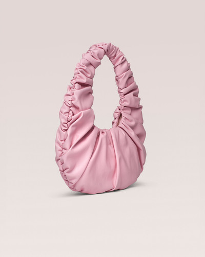 Nanushka ANJA BAGUETTE - OKOBOR™ alt-leather ruched bag - Pink outlook