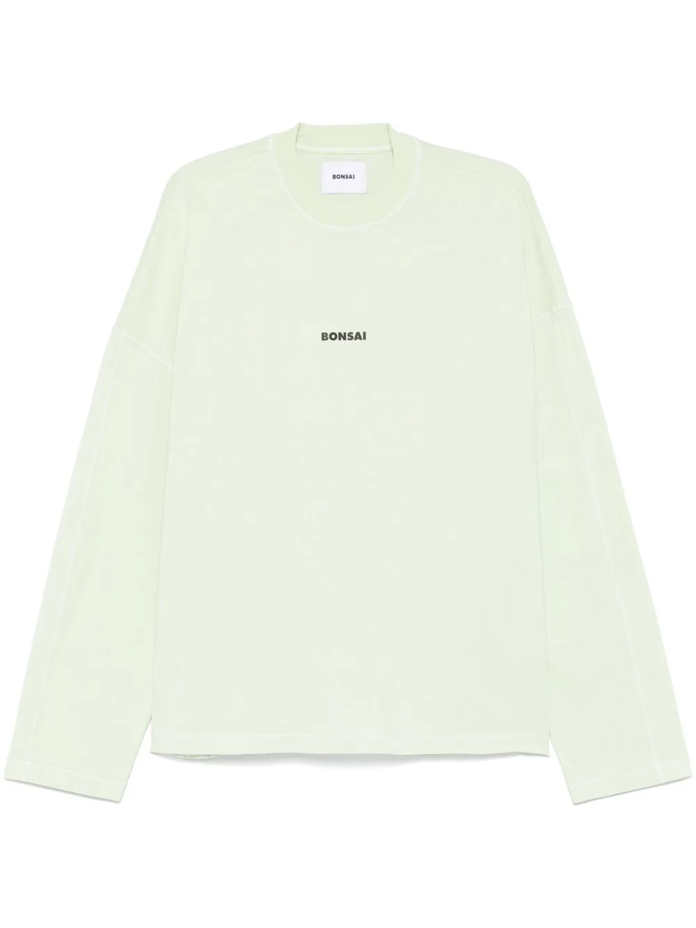 logo-print long-sleeve T-shirt - 1