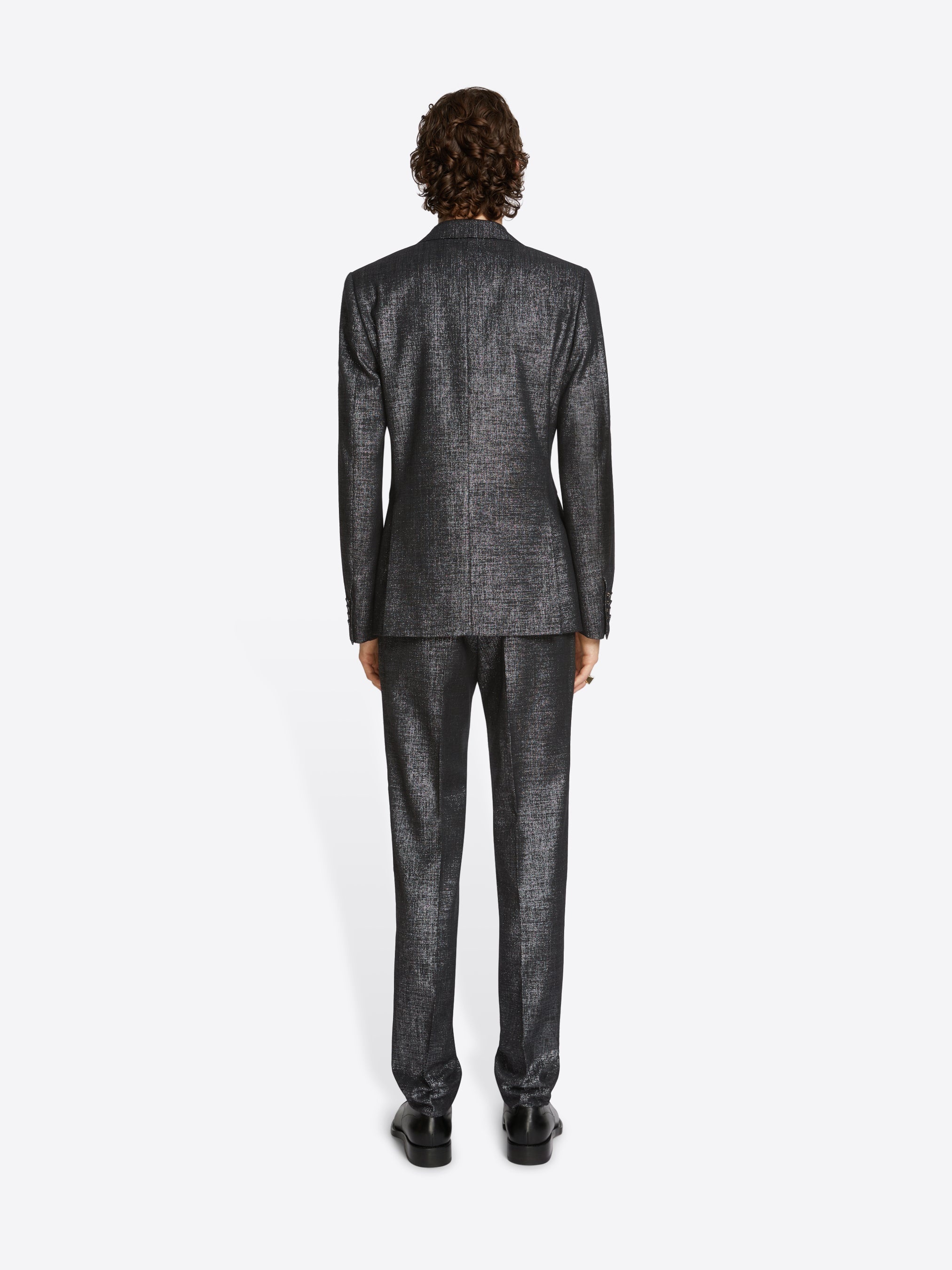 SLIM FIT GLITTER SUIT - 4