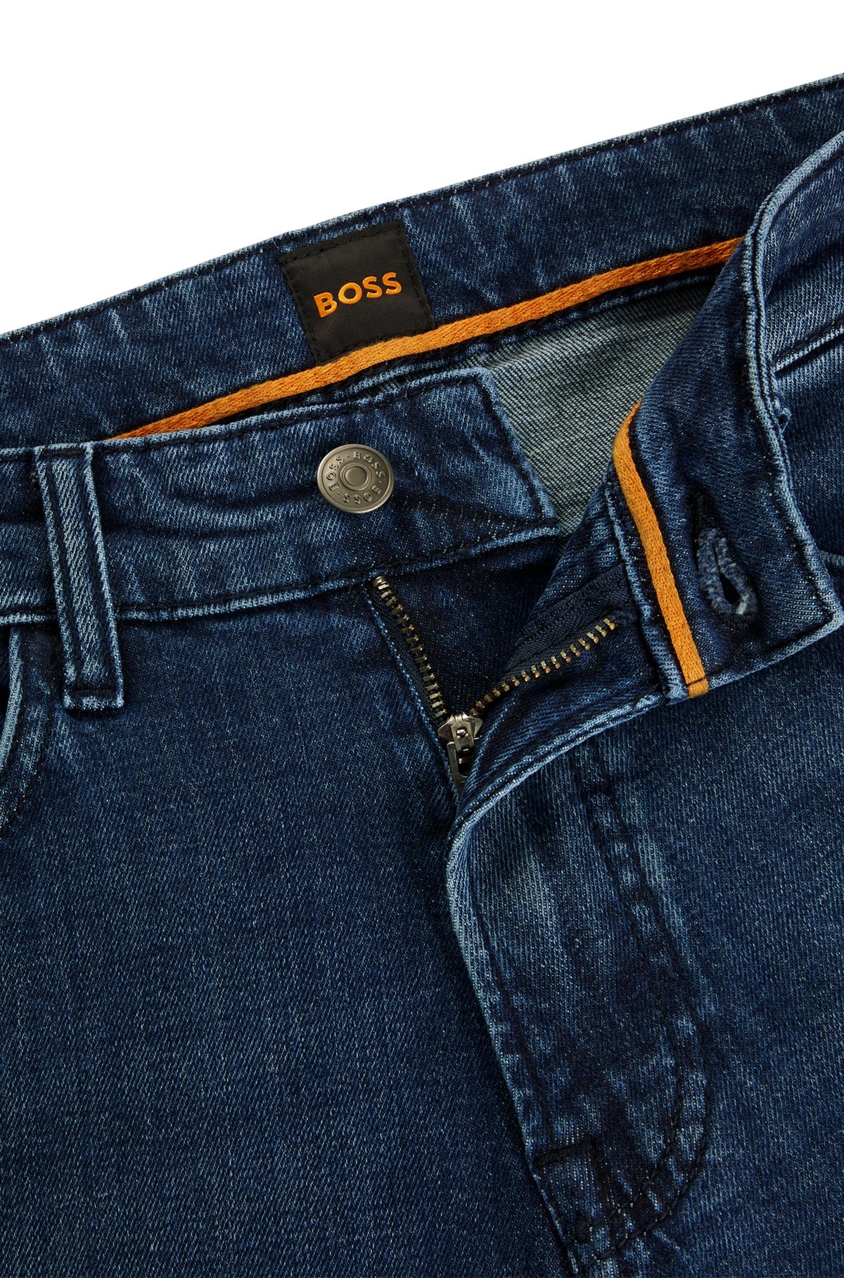 MAINE REGULAR-FIT JEANS IN BLUE STRETCH DENIM - 6