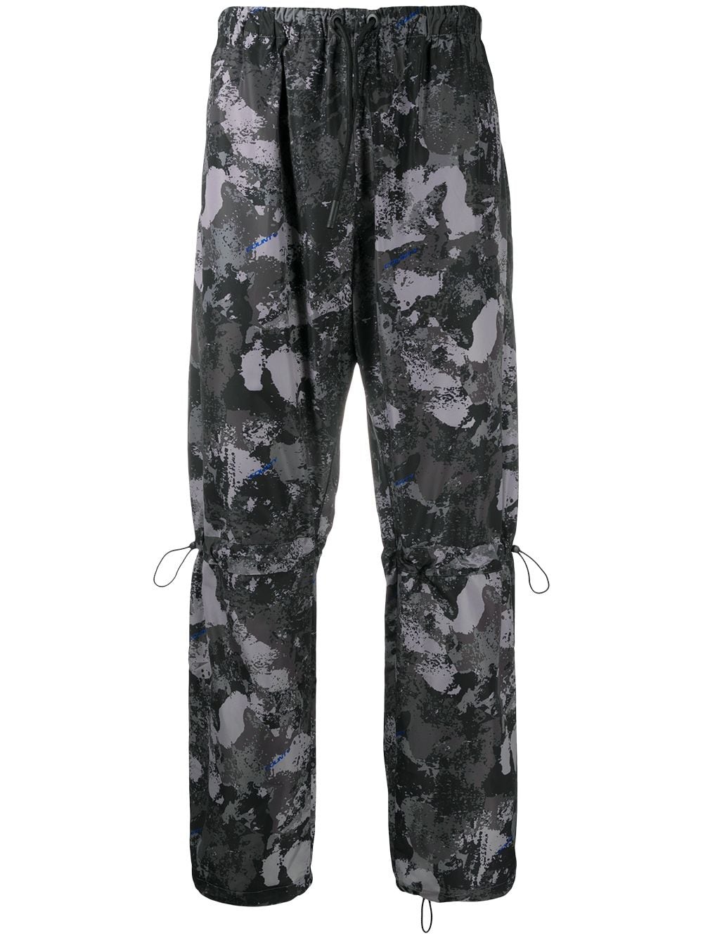 high-rise camouflage-print track pants - 1