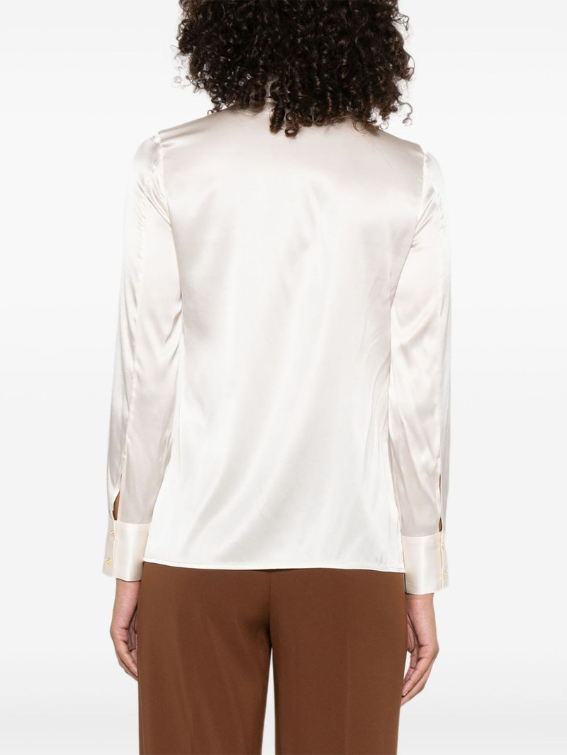 bow-detail satin shirt 4