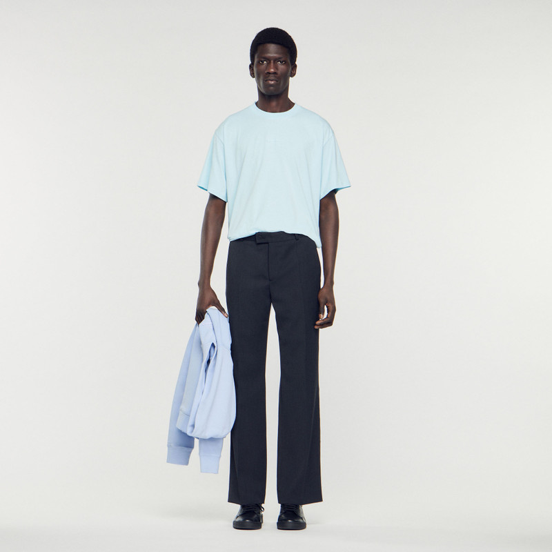 Sandro Rubber logo T-shirt outlook