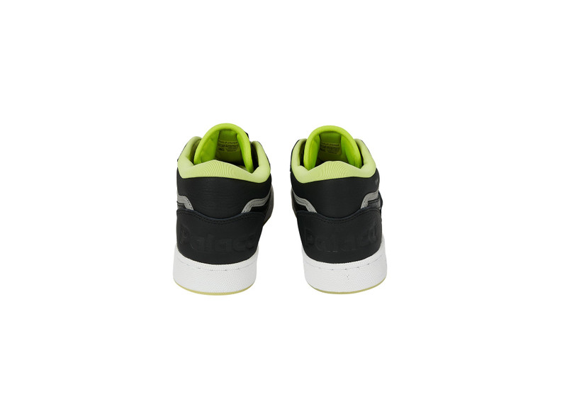 PALACE PALACE REEBOK CLUB C MID II REVENGE CORE BLACK / ACID YELLOW / FOOTWEAR WHITE outlook