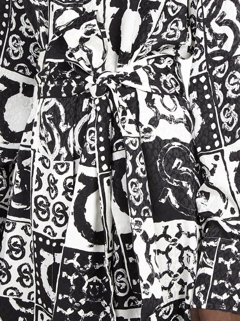 SILK JACQUARD DRESS 5