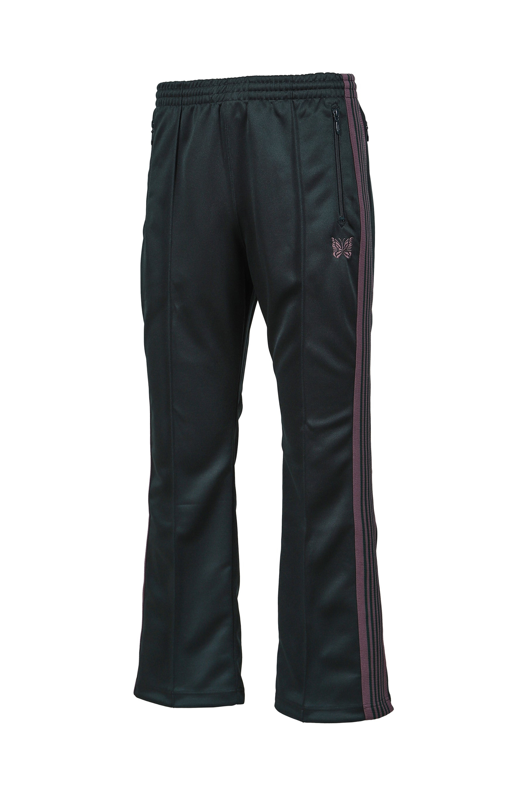 BOOT-CUT TRACK PANT - POLY SMOOTH / GRN - 5