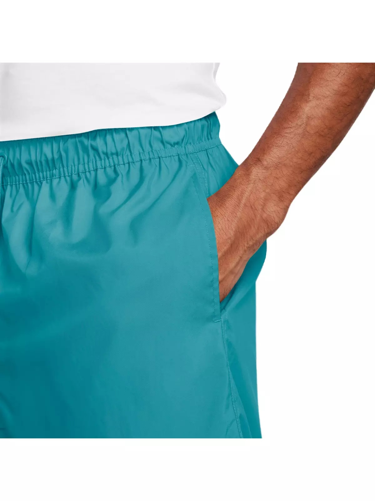 Men's Club Woven Flow Shorts-Blue - 3