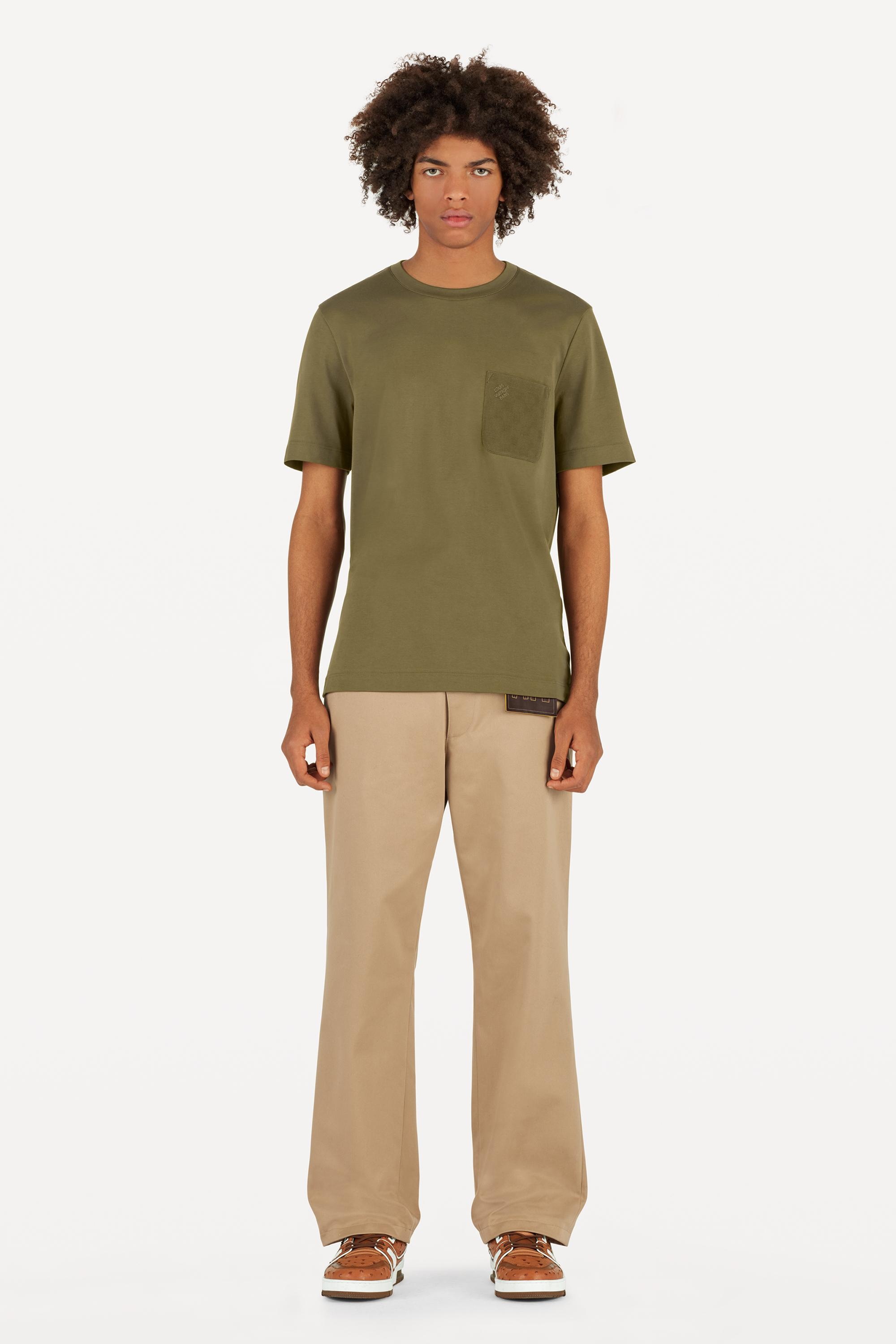 Damier Pocket Crew Neck T-shirt - 5