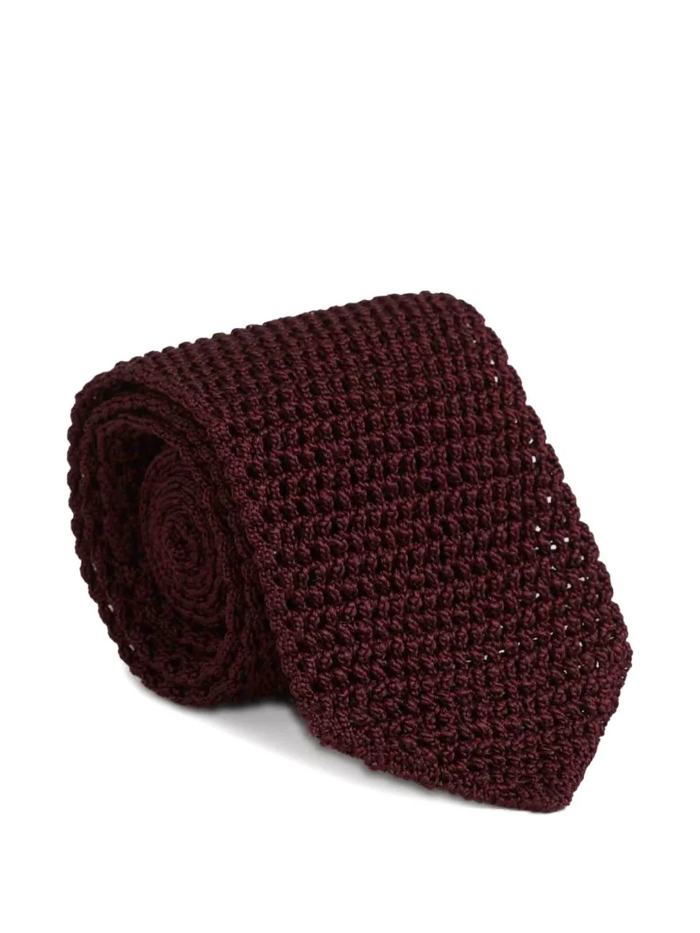 knitted silk tie - 1