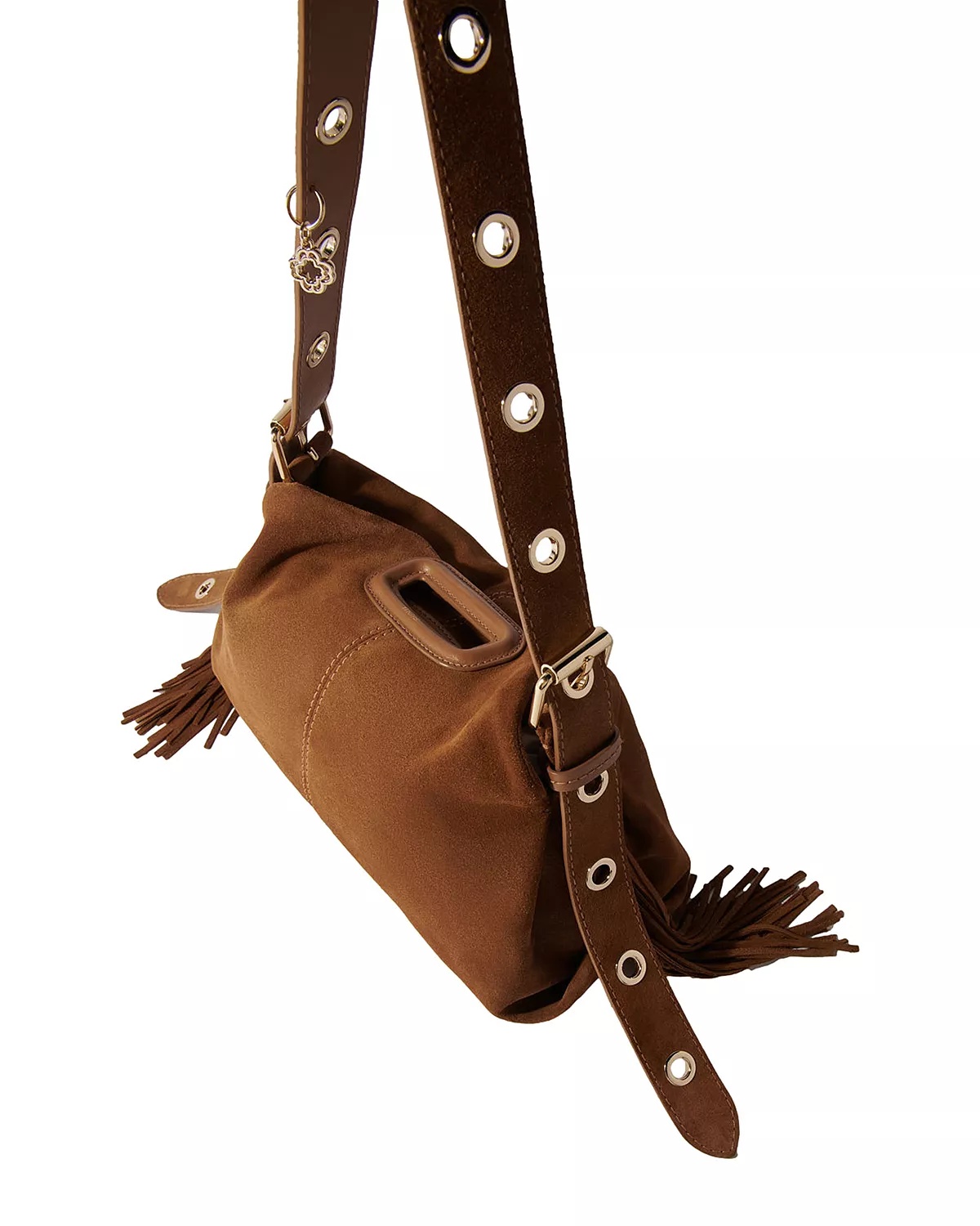 Miss M Suede Fringe Crossbody - 4