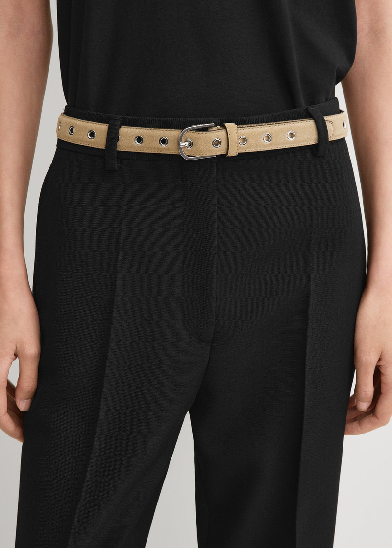 Totême Eyelet belt caramel outlook