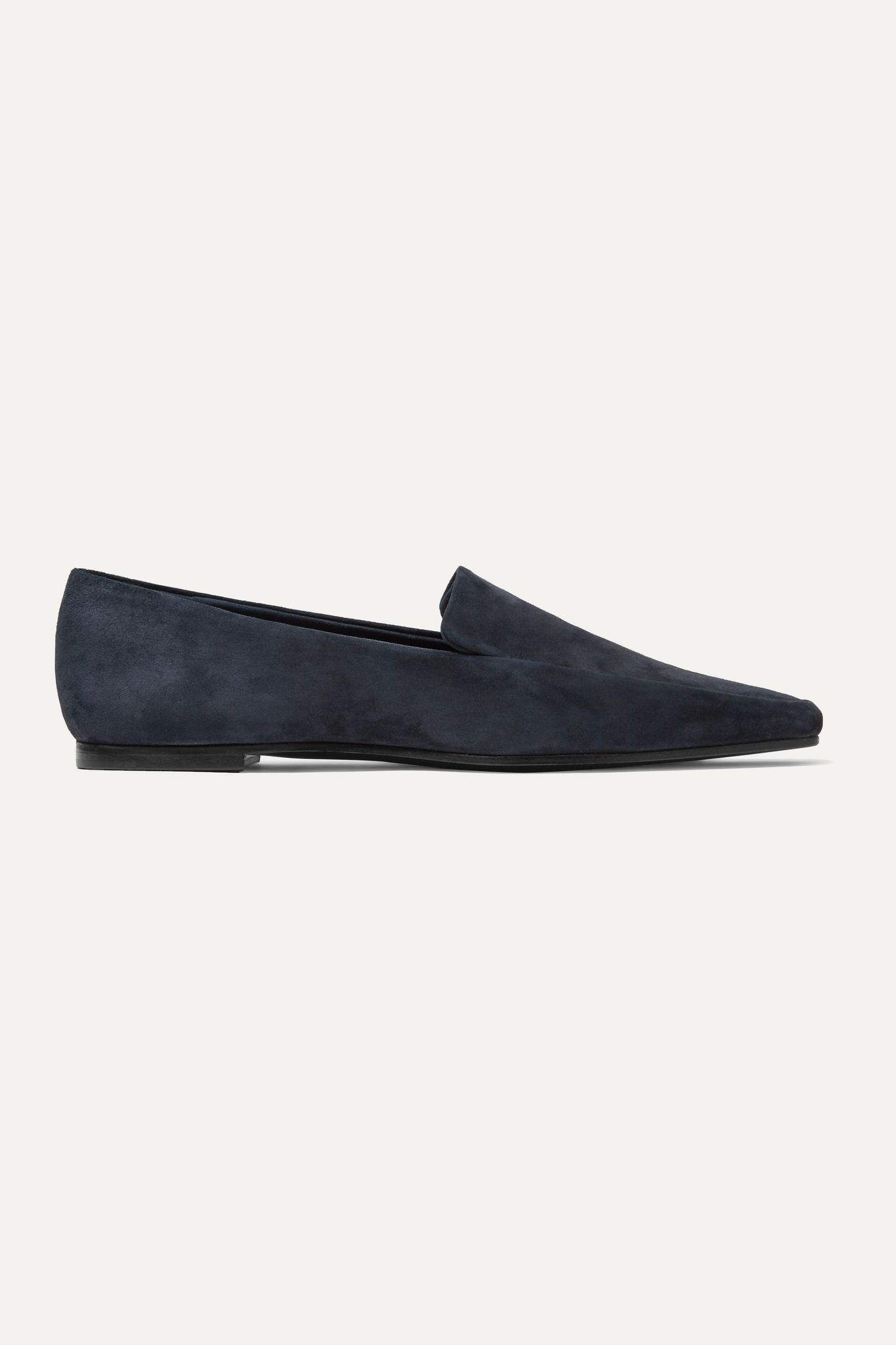 Minimal suede loafers - 1