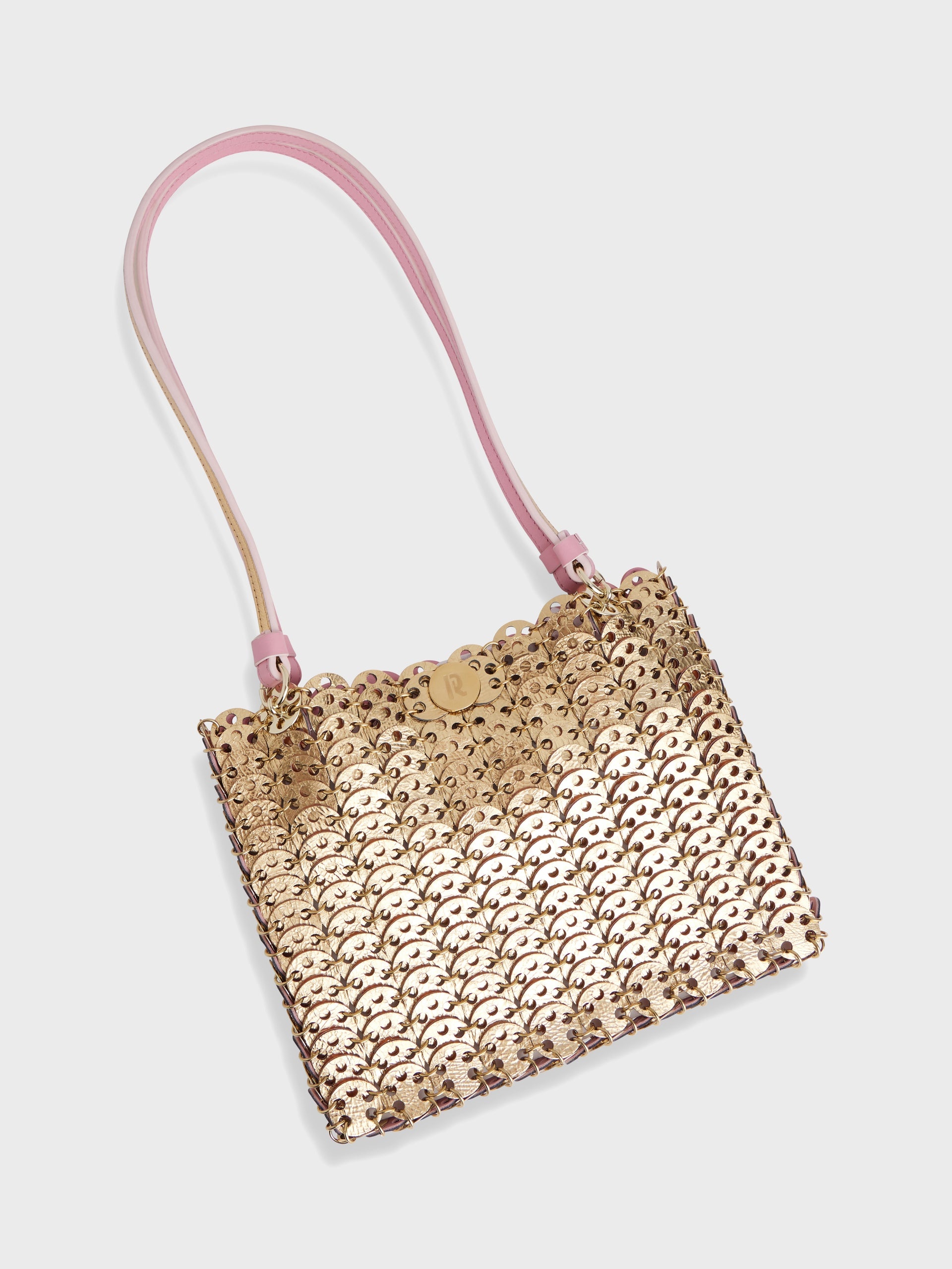 PINK/GOLD 1969 FLIP BAG IN LEATHER - 6