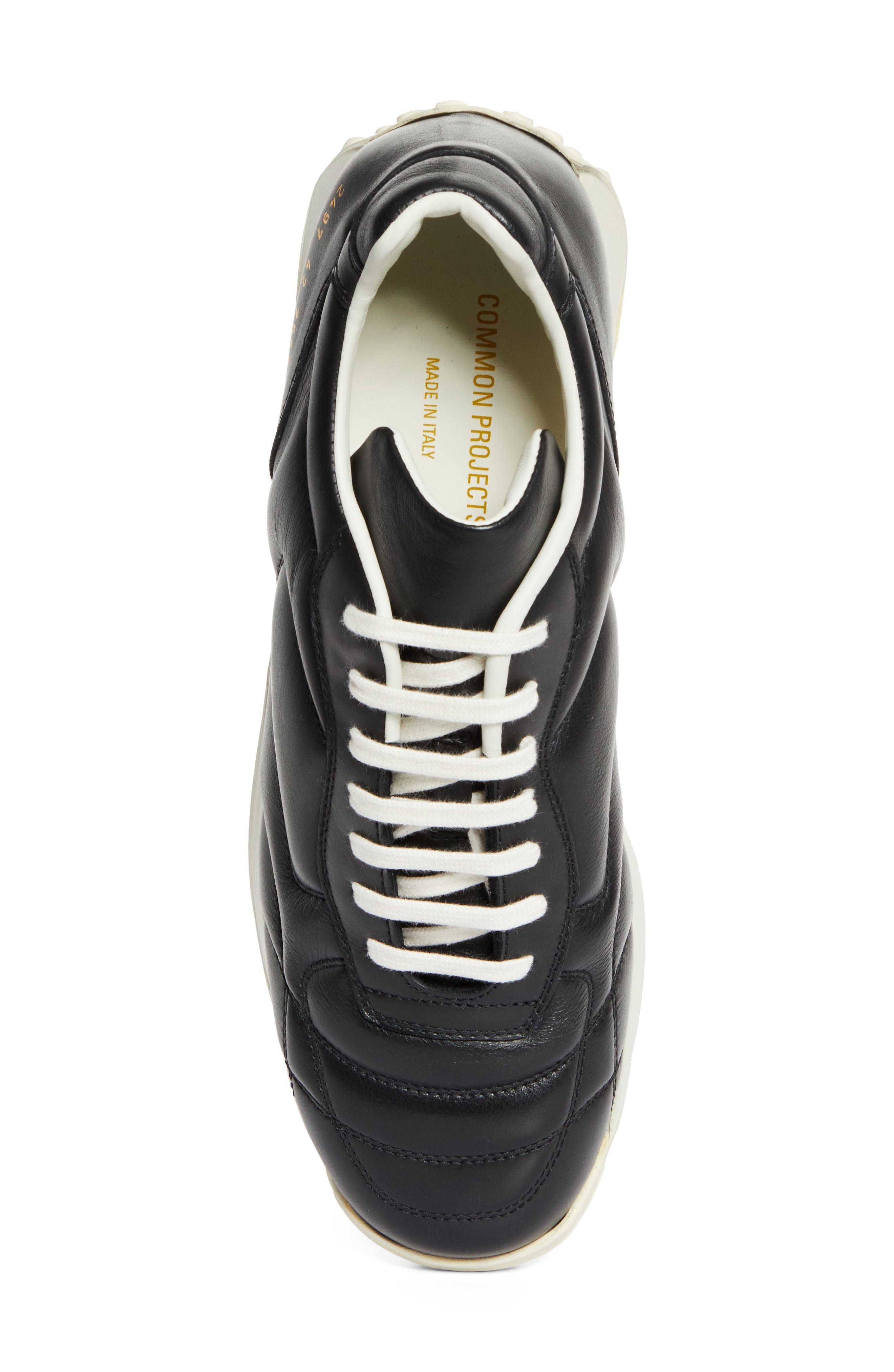 Common Projects Soccer Quilted Sneaker in Black at Nordstrom - 5