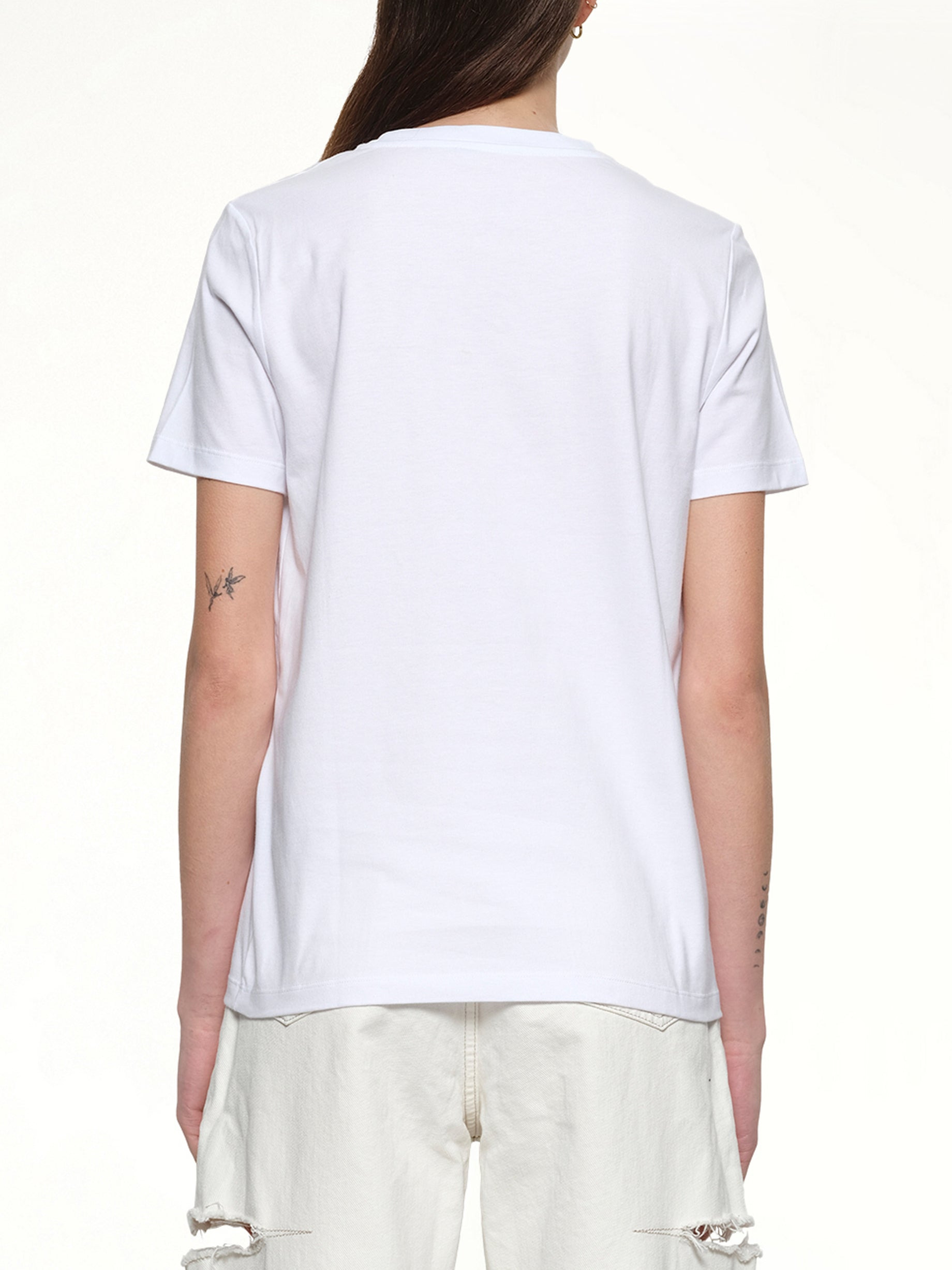 Balmain Paris Chain T-Shirt in White/Blue/Gold - 5