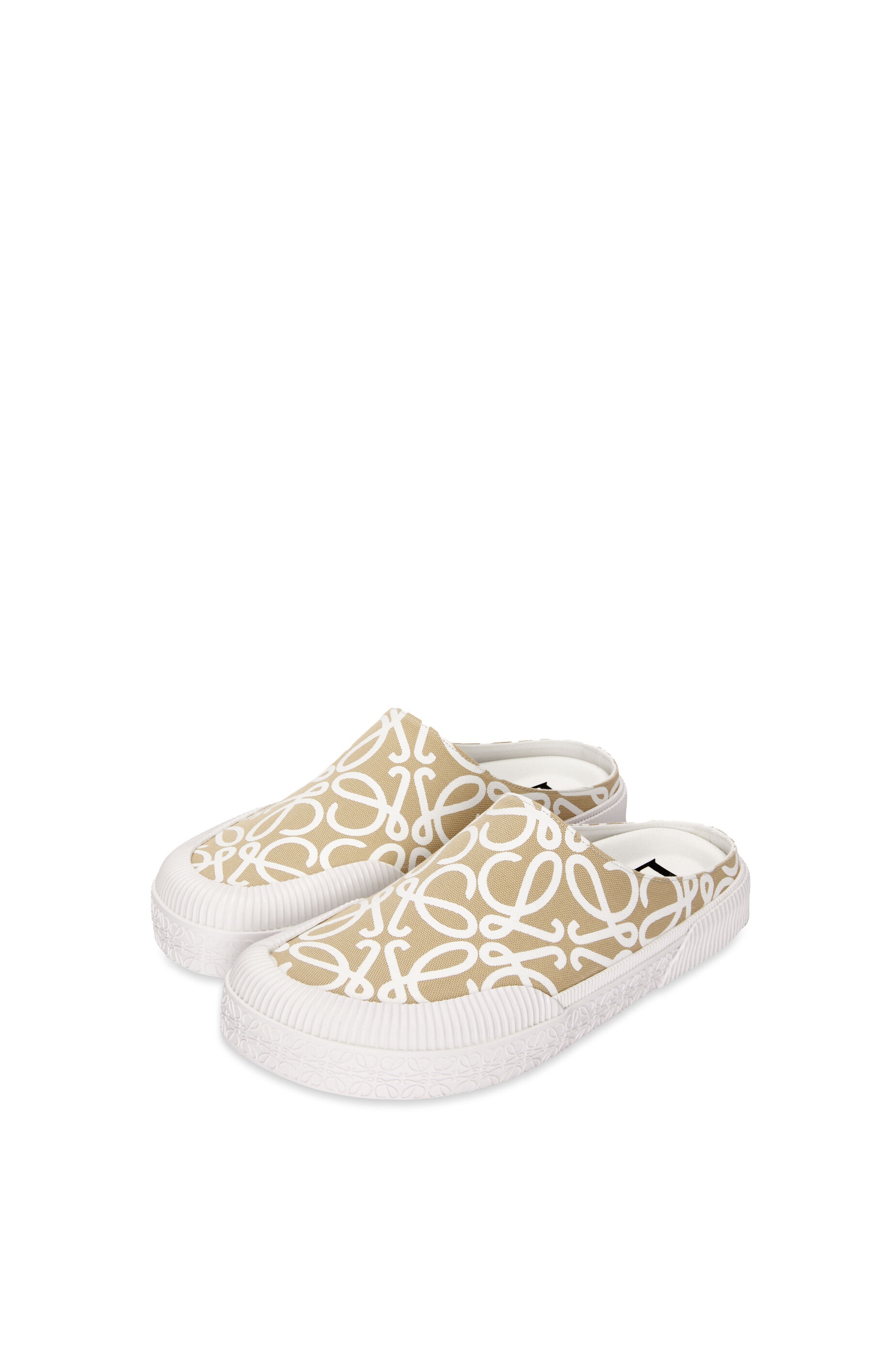 Vulcanised sneakermule in canvas - 3