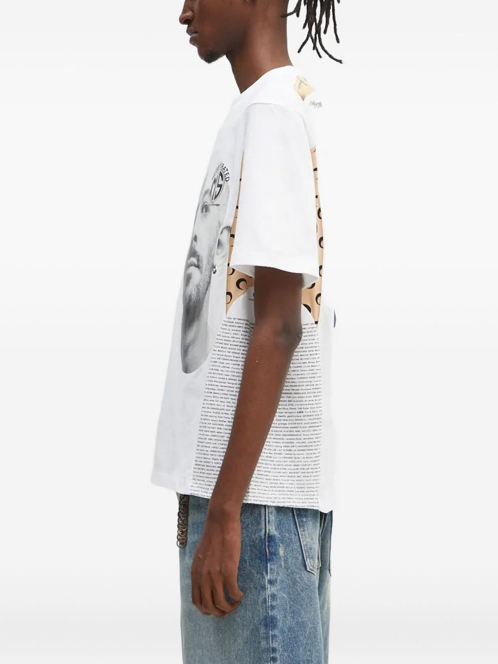 portrait-print T-shirt - 2