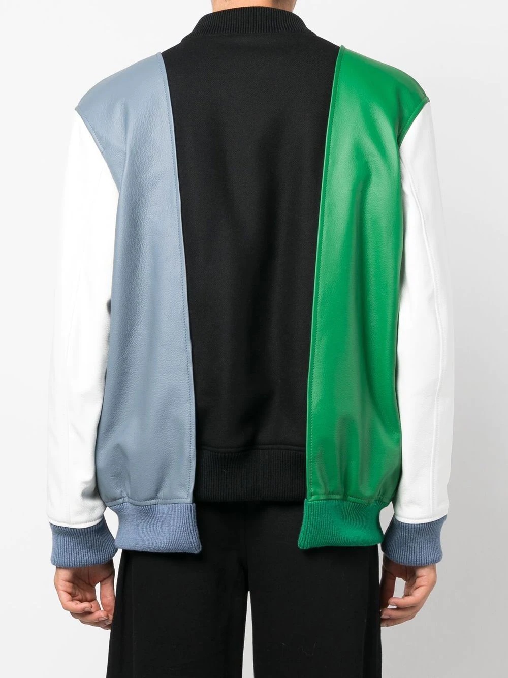 layered varsity jacket - 4