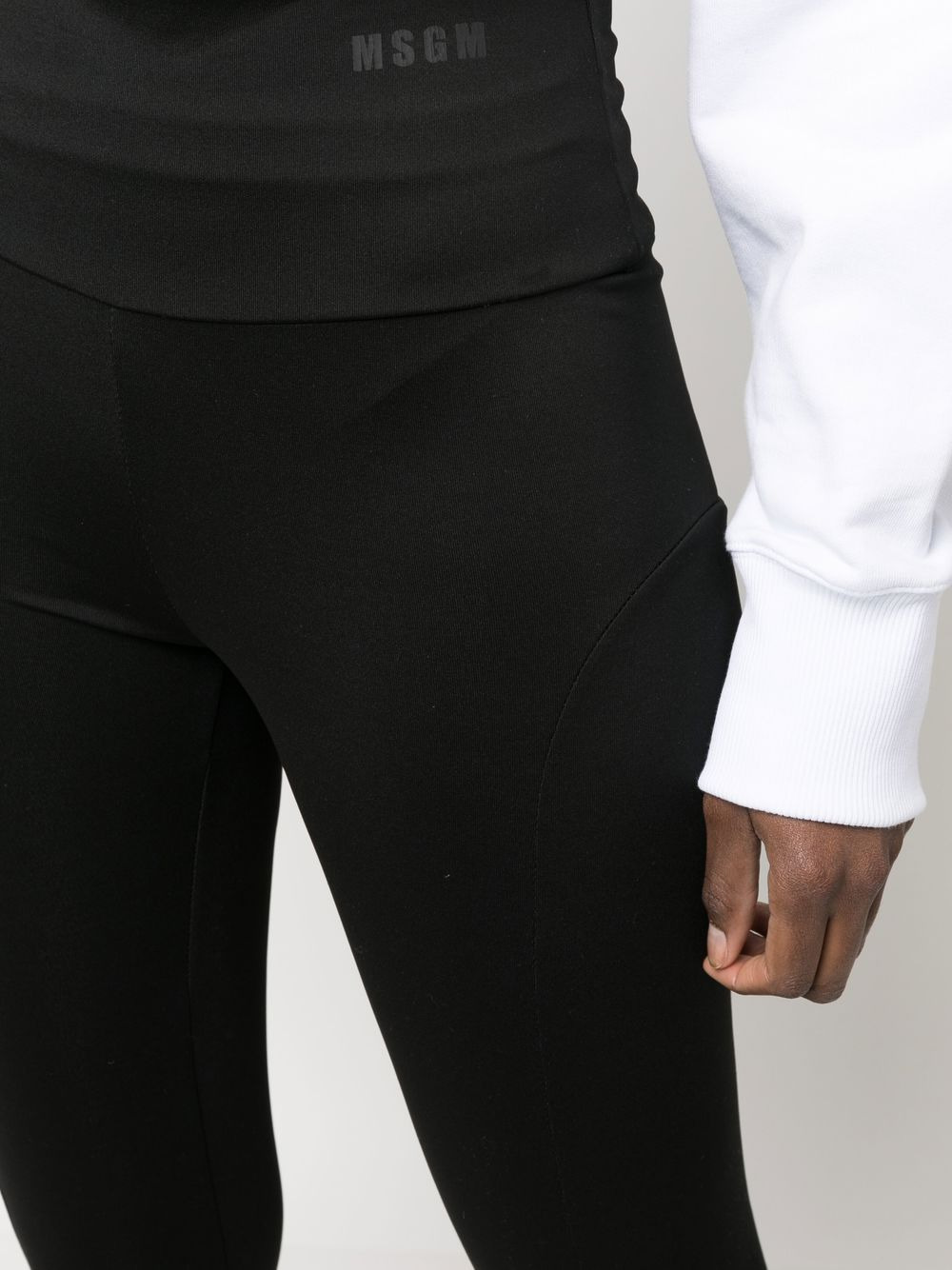logo-print high-waist leggings - 5