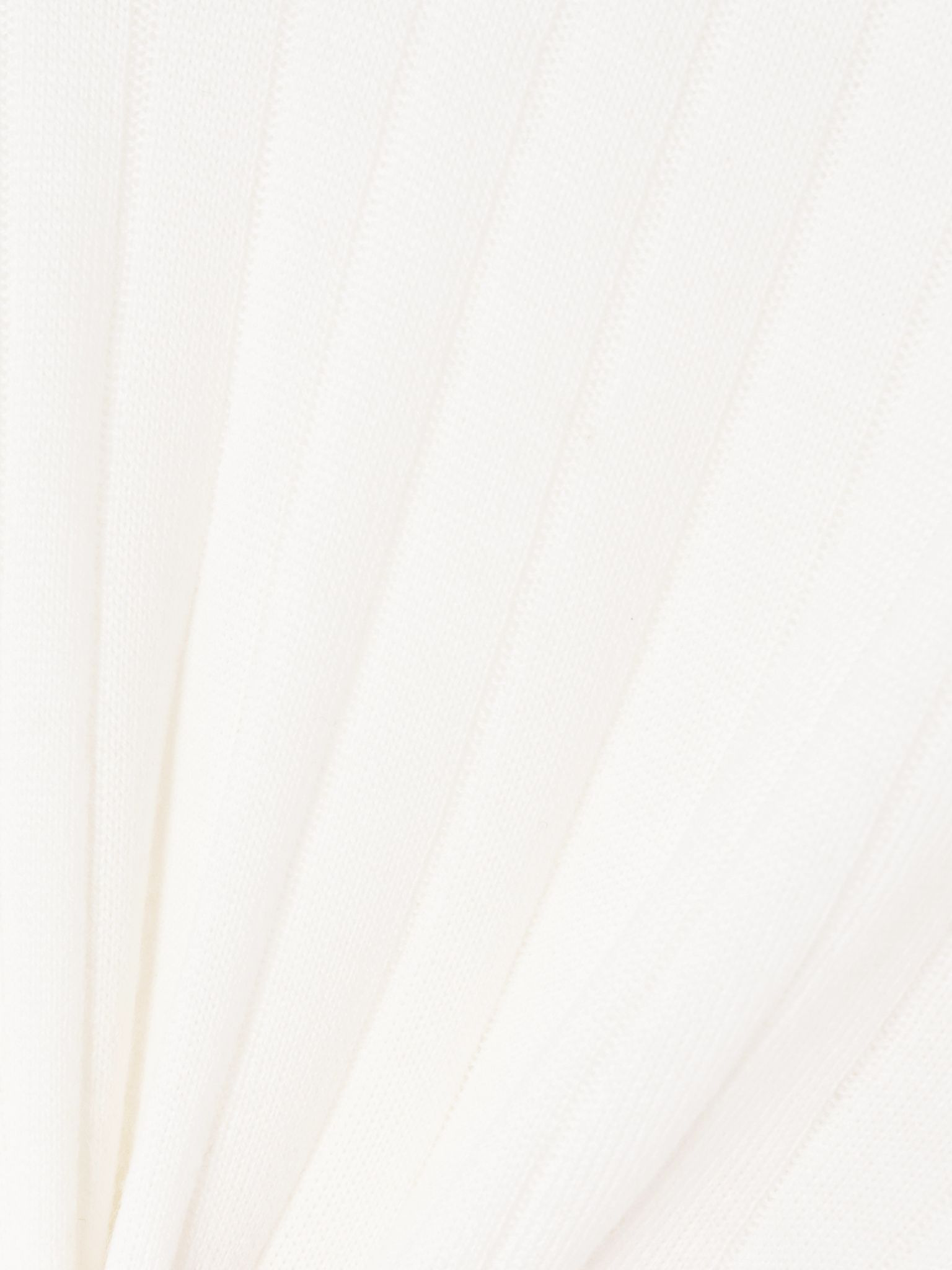 Ribbed wool T-shirt Off-white - 4