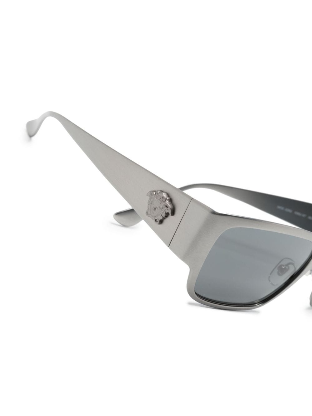 Medusa-plaque rectangle-frame suglasses - 3