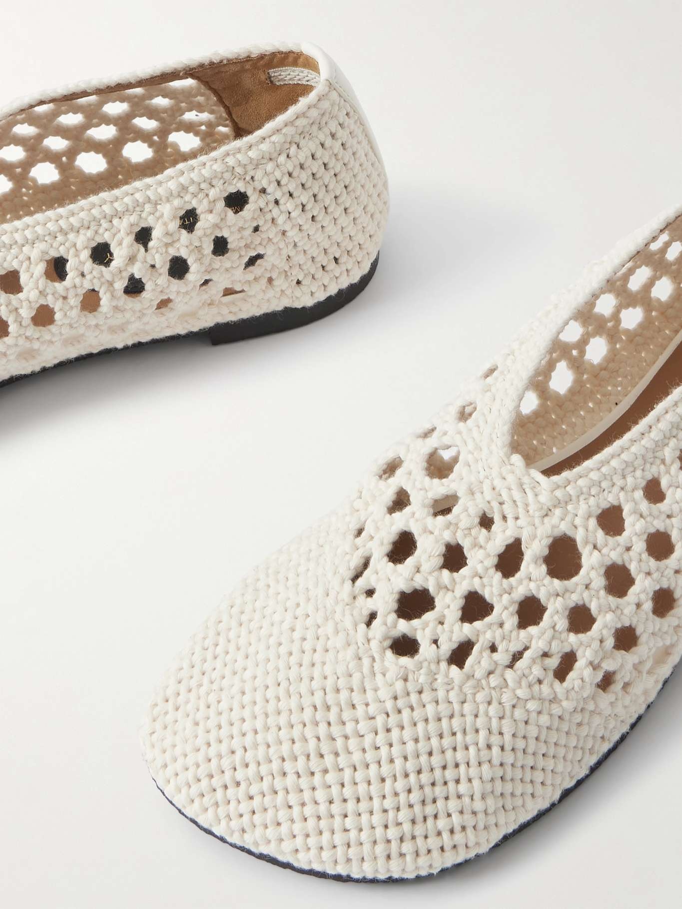 Ryder Day crocheted ballet flats Ivory - 4
