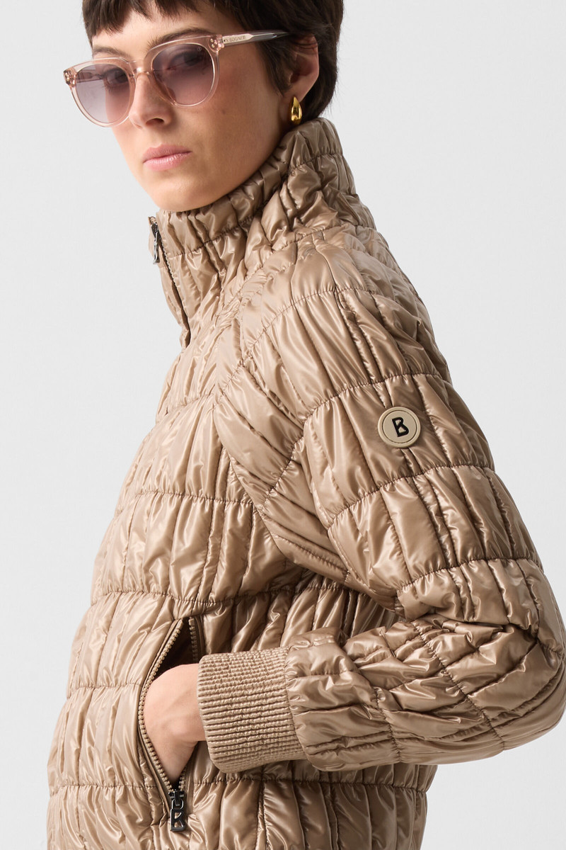 Sherry quilted jacket in Camel 7