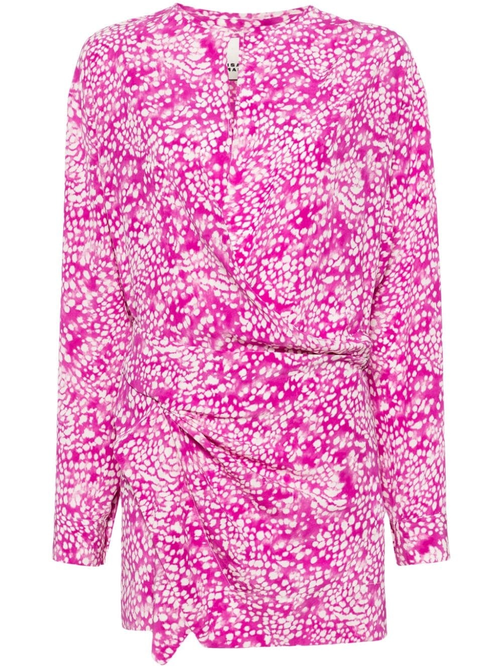 Habla wrap-design minidress - 1