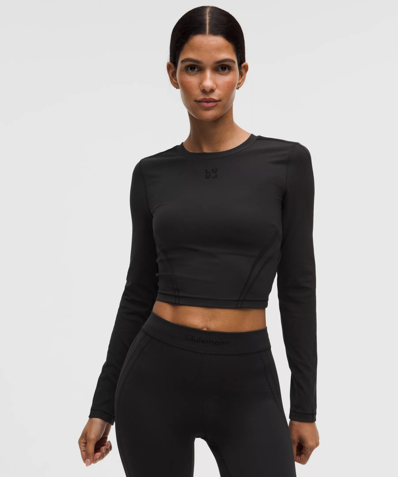 Wunder Train Cropped Long-Sleeve Shirt *Flocked 1