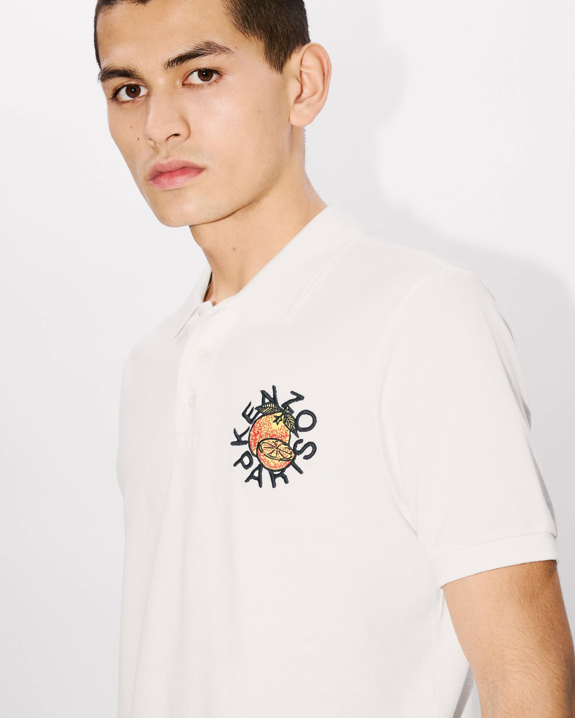 'KENZO Orange' slim polo - 6