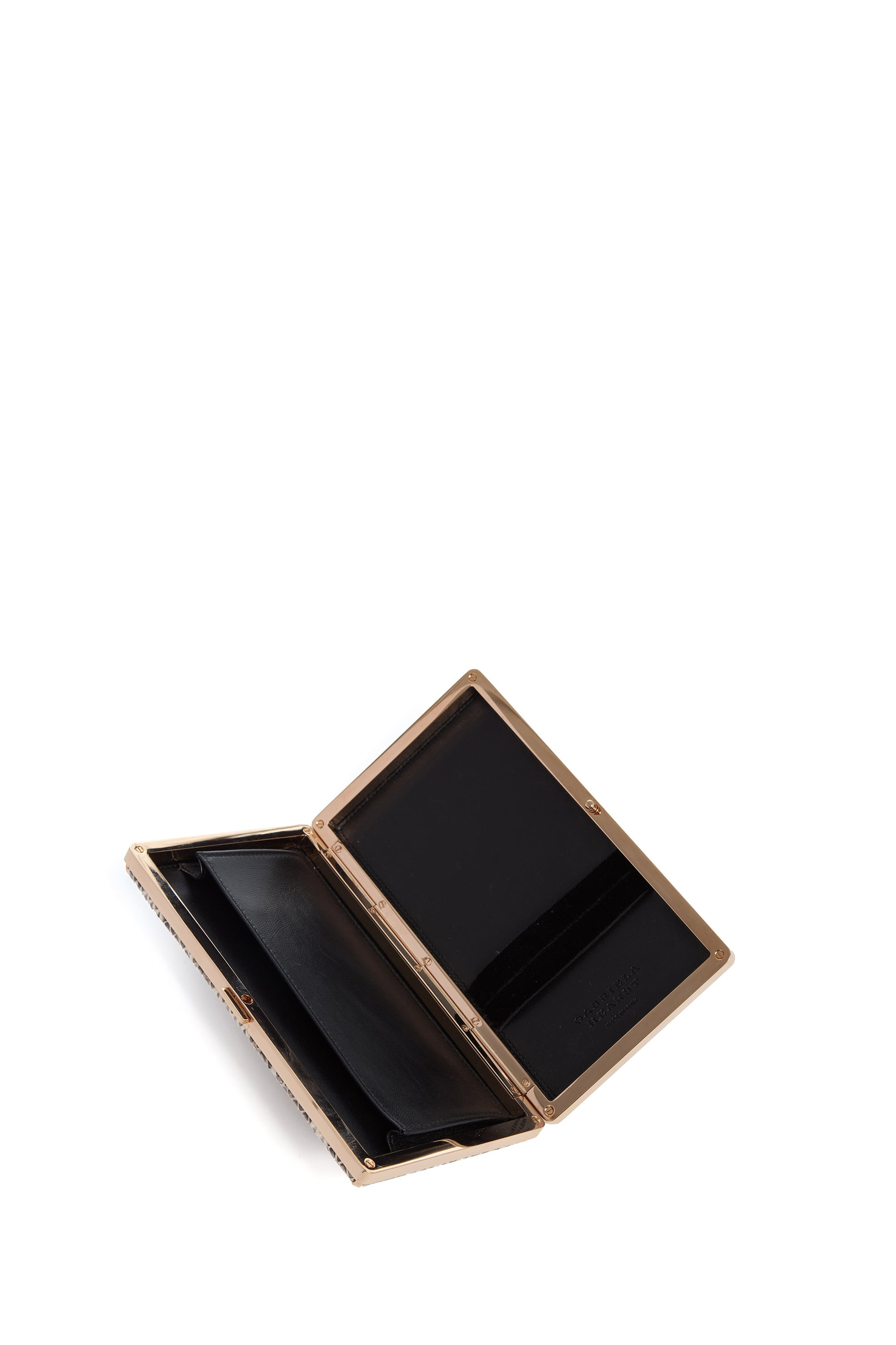Callas Clutch in Black & White Snakeskin - 3