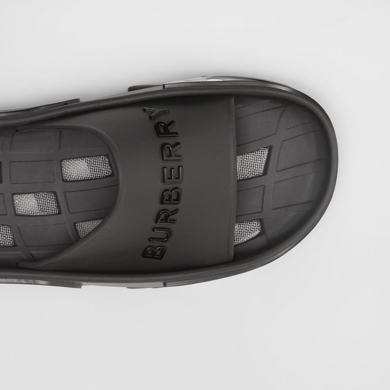 Burberry Logo and Panel Detail Slides outlook