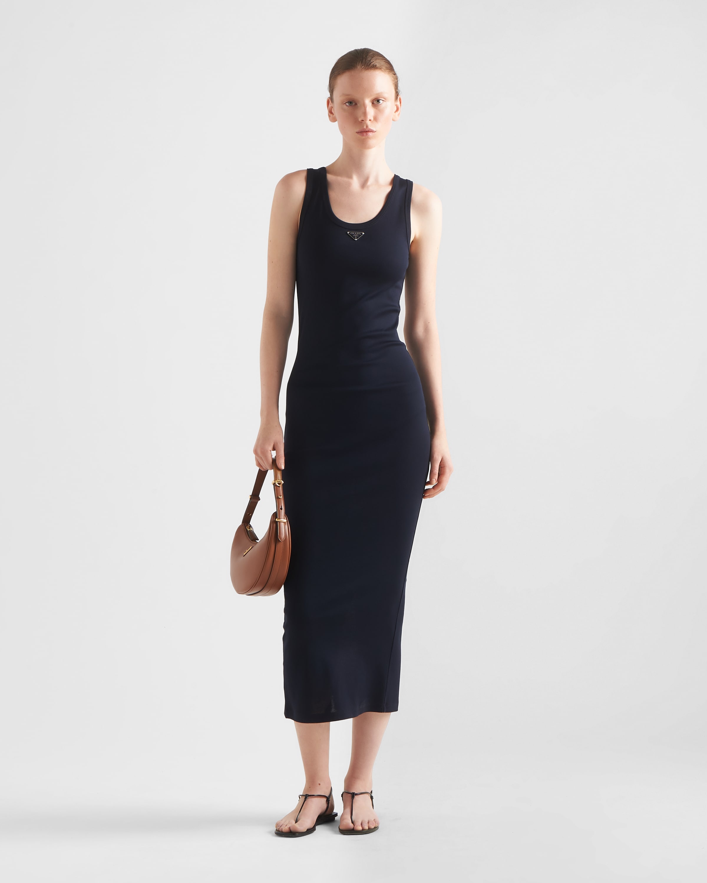 Ribbed knit cotton dress - 2