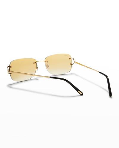 Cartier Men's Rimless Metal Sunglasses outlook