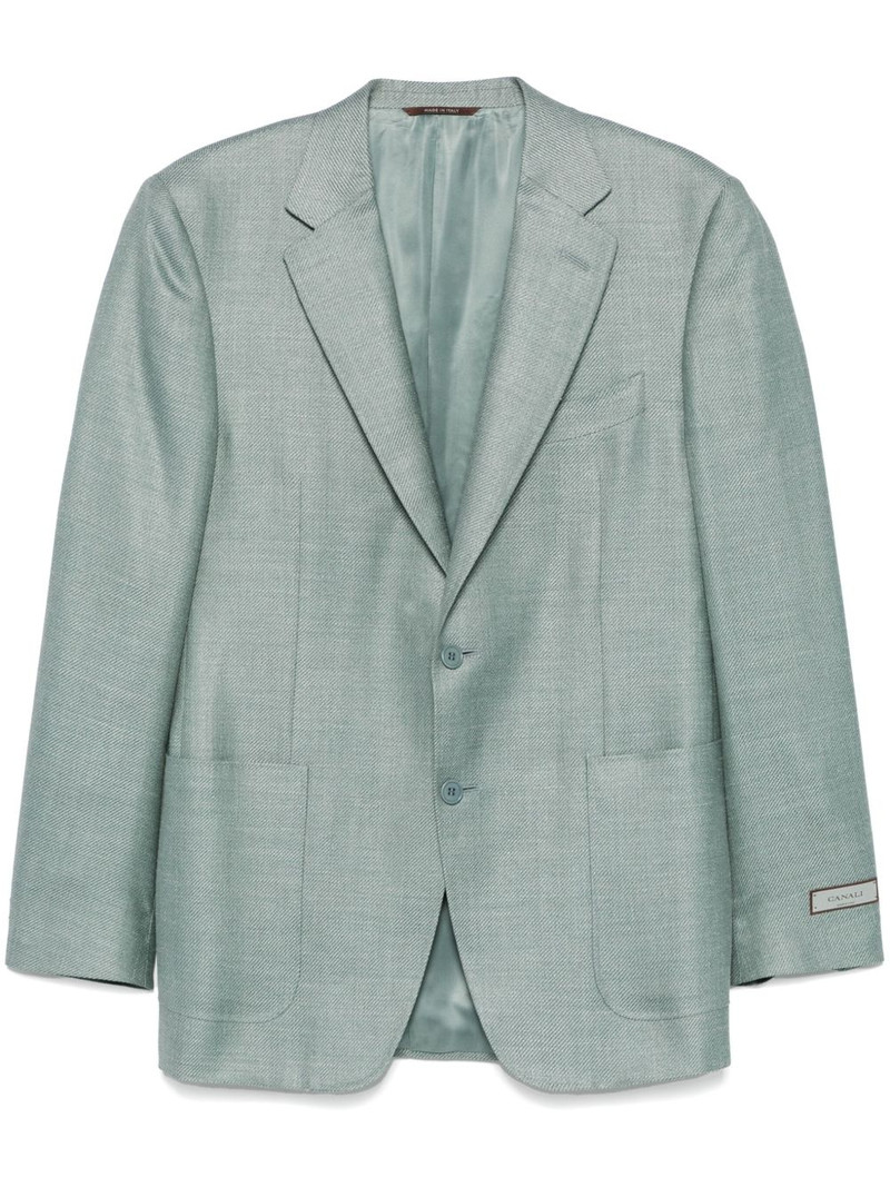 twill 직물 blazer 1