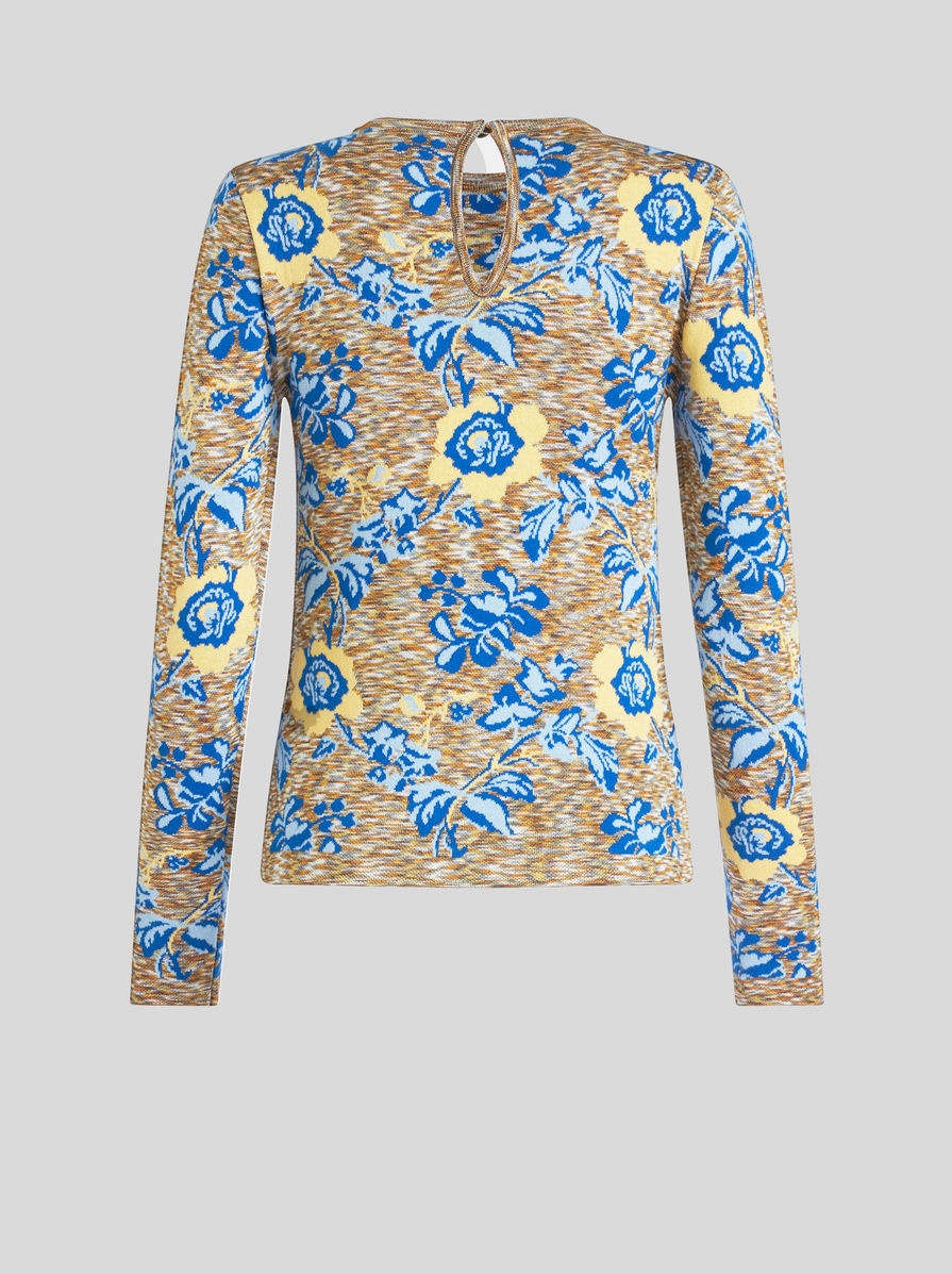 KNIT JACQUARD TOP - 5