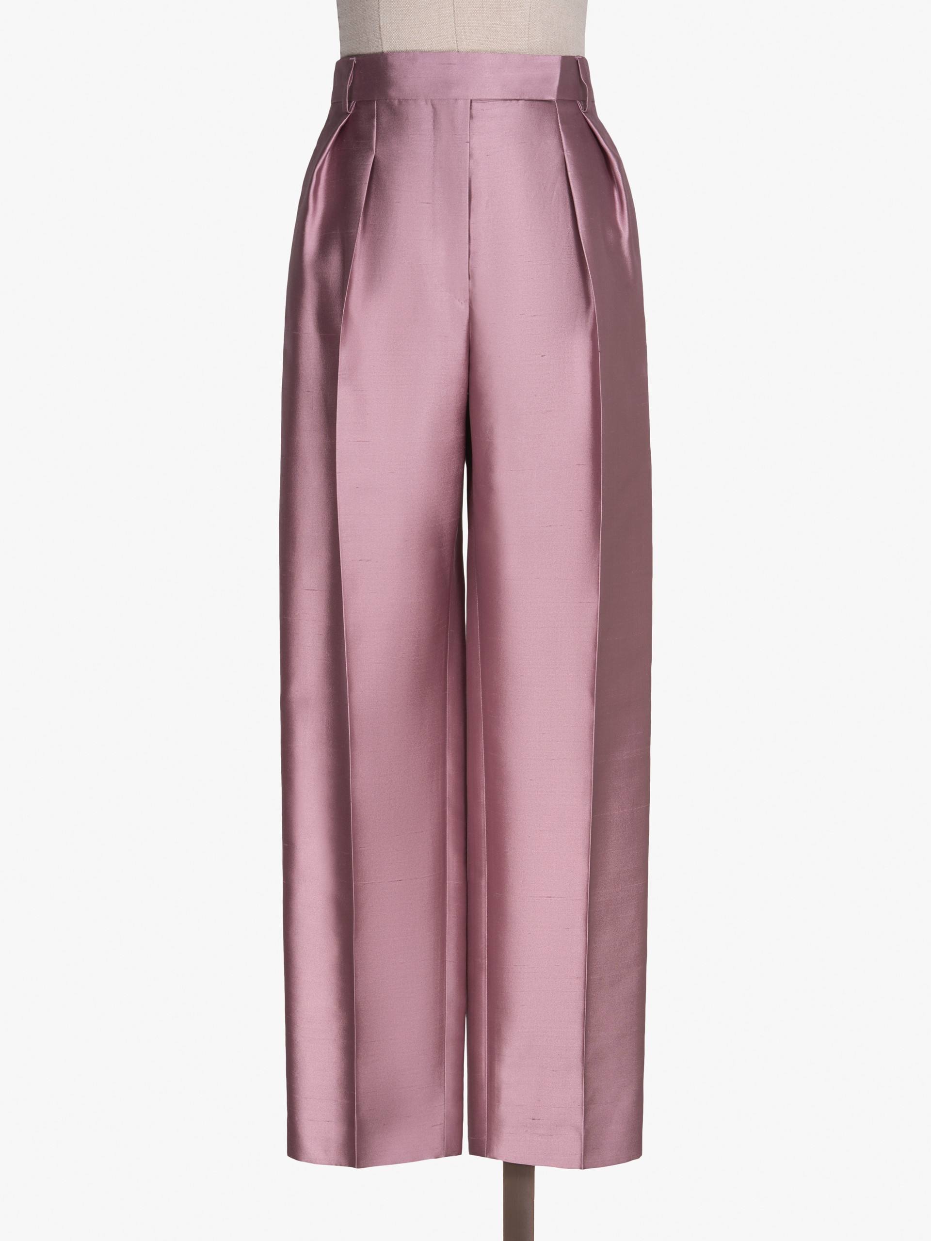 ADIGE Shantung silk and cotton trousers - 1