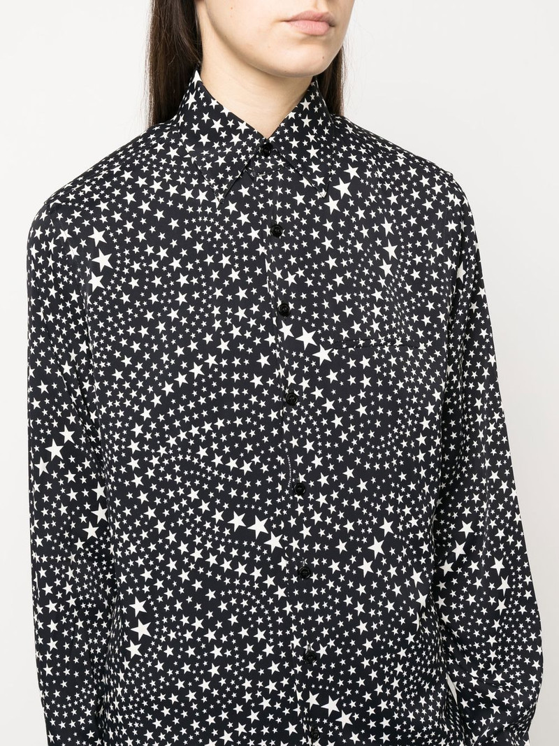 star-print long-sleeve shirt 5