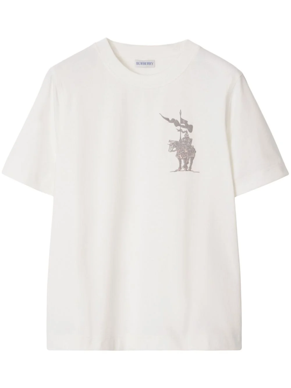 Equestrian Knight-motif T-shirt - 1