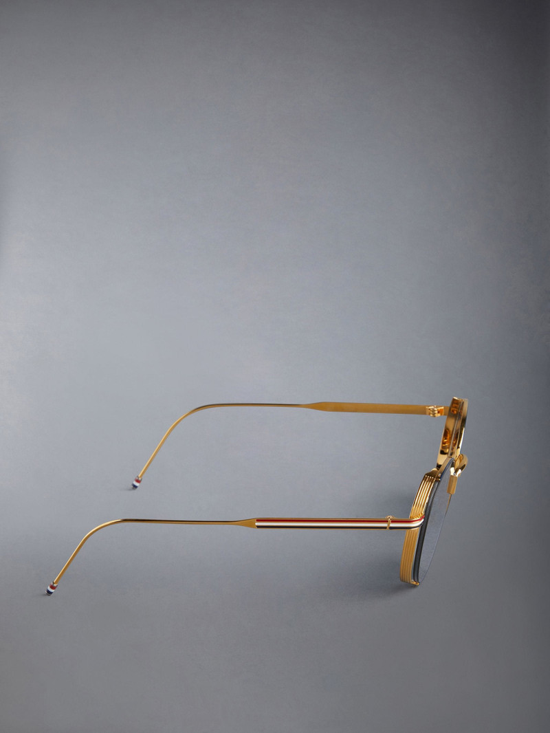 ROUND SUNGLASSES IN TITANIUM 4