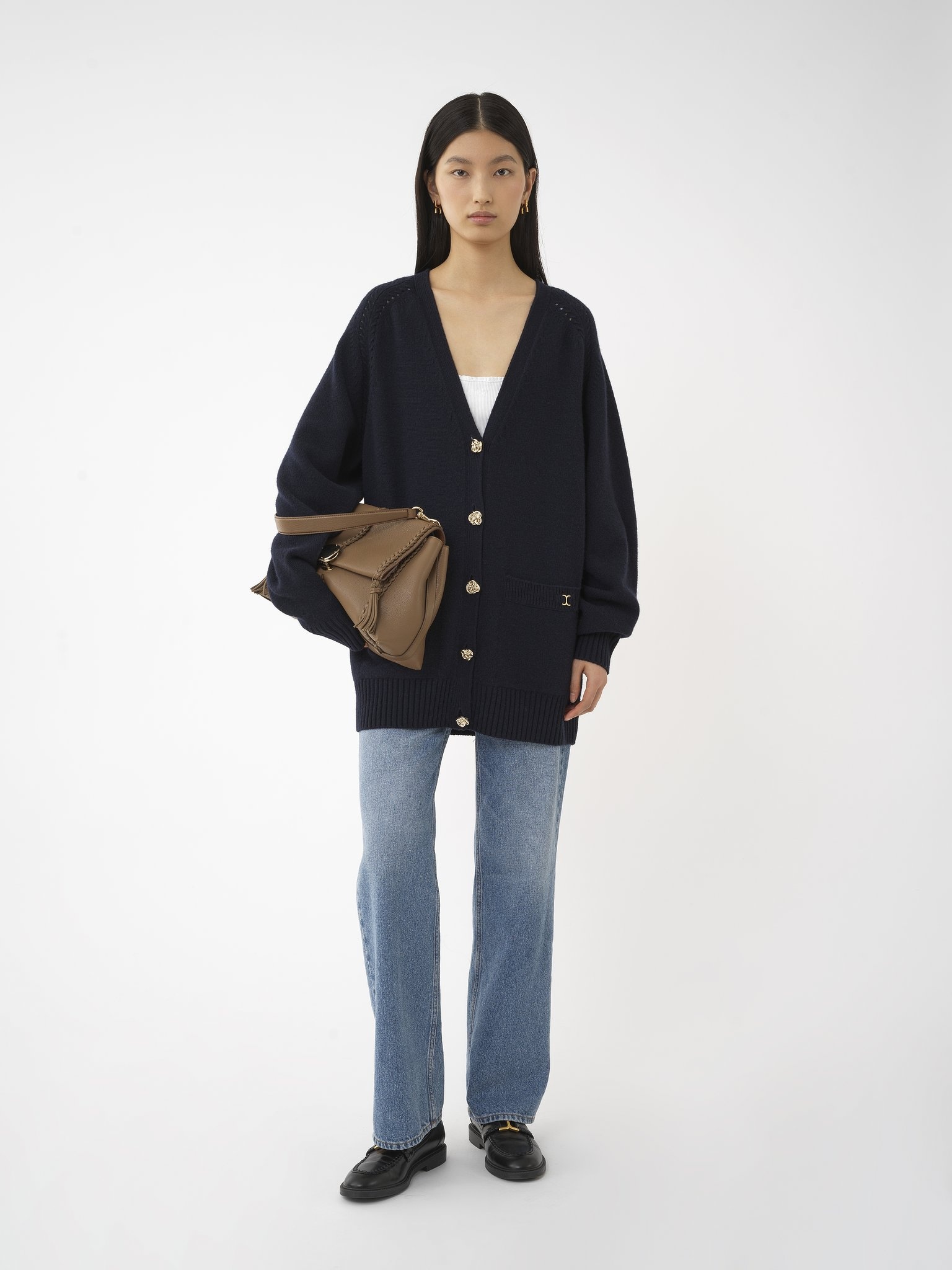 GENEROUS V-NECK CARDIGAN - 8