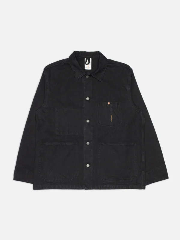 Howie Chore Jacket Duck Canvas Black - 1