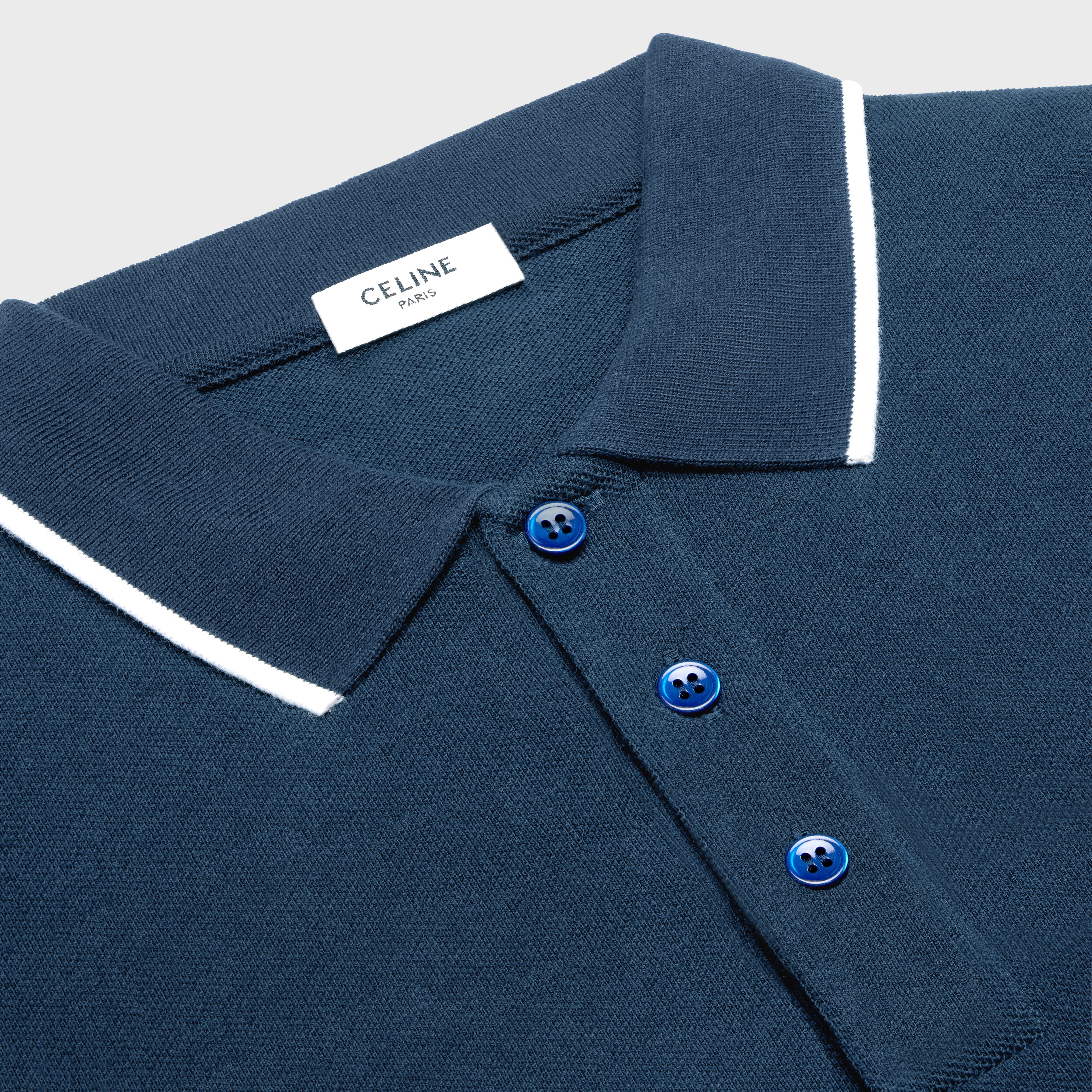 classic polo shirt in cotton piqué - 3
