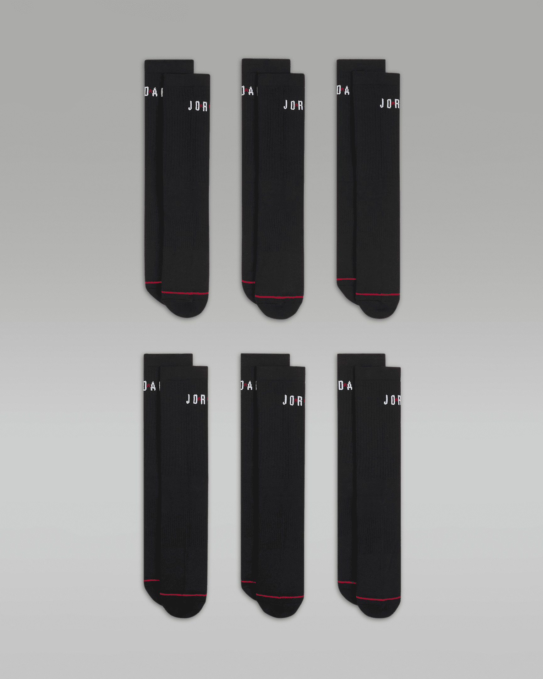 Jordan Everyday Crew Socks (6 Pairs) - 2