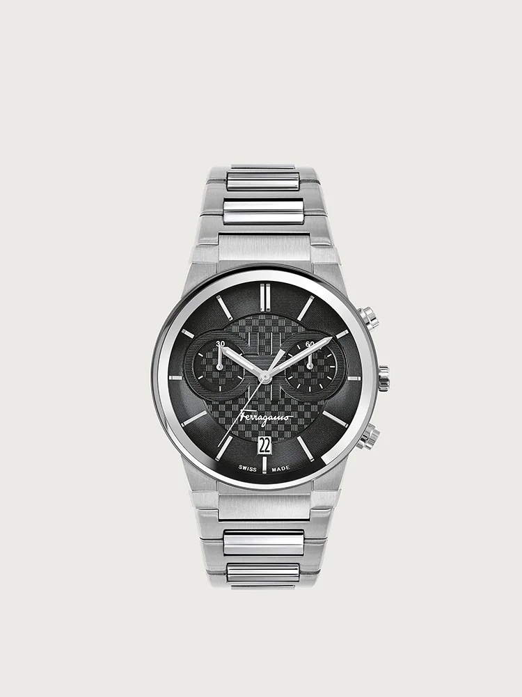 FERRAGAMO SAPPHIRE CHRONO WATCH - 1