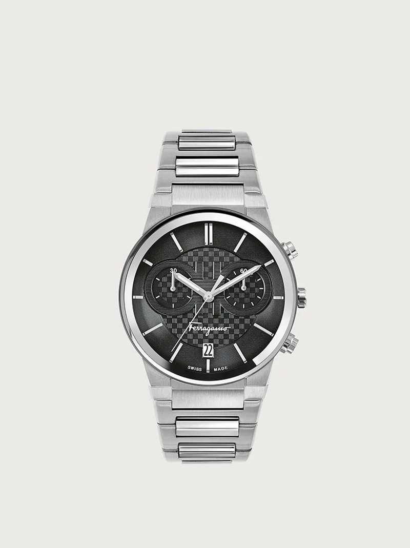 FERRAGAMO SAPPHIRE CHRONO WATCH 1
